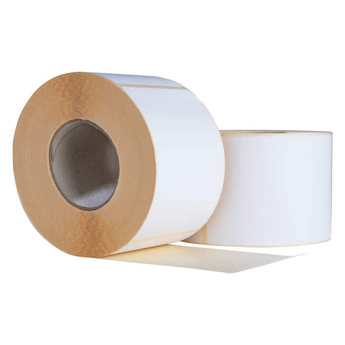 Thermische etiket, 105 mm x 150 mm, 1000 etiketten per rol, kern 76 mm, wit, ECO, verwijderbaar
