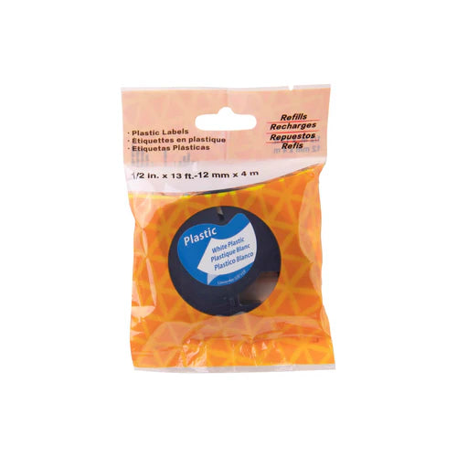 Dymo Compatible LetraTag 91205 (S0721650) tape zwart op blauw 12 mm x 4 m