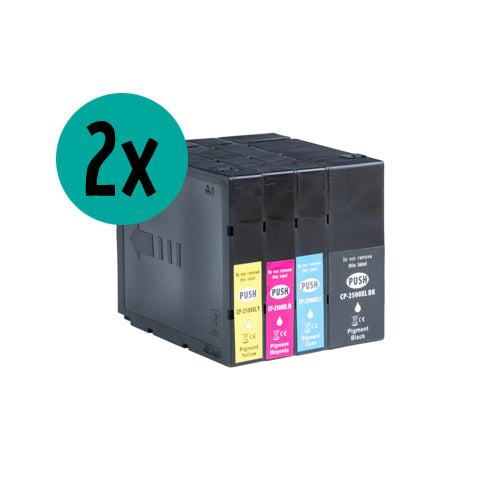 2 x Canon PGI-2500 compatible CMYK Voordeelbundel 