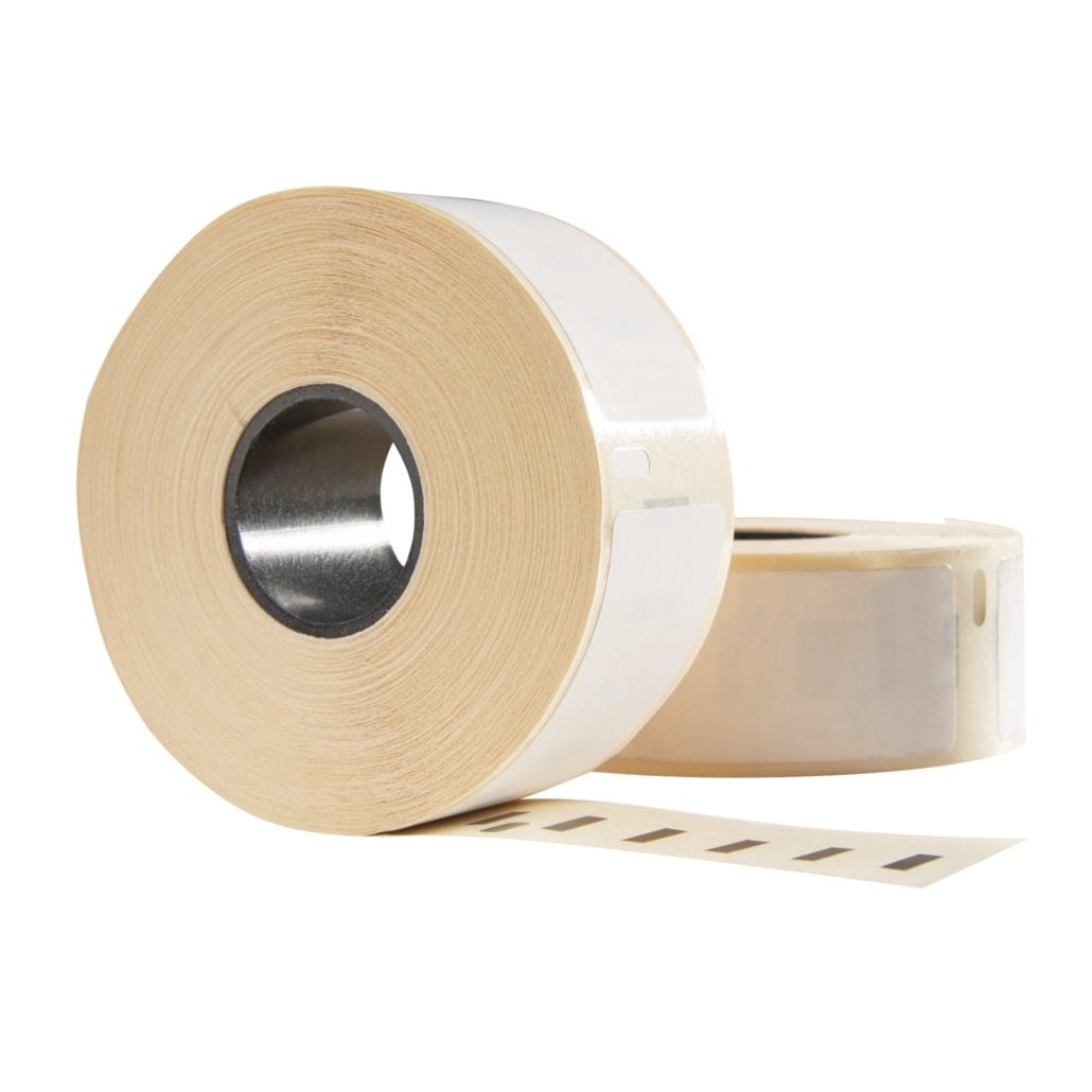 Dymo 99010 / S0722370 verwijderbaar compatible labels, 89 mm x 28 mm, 260 etiketten per rol, wit