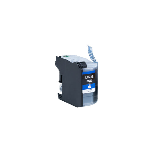 Brother LC-22EBK - 50ml compatible inktcartridge zwart