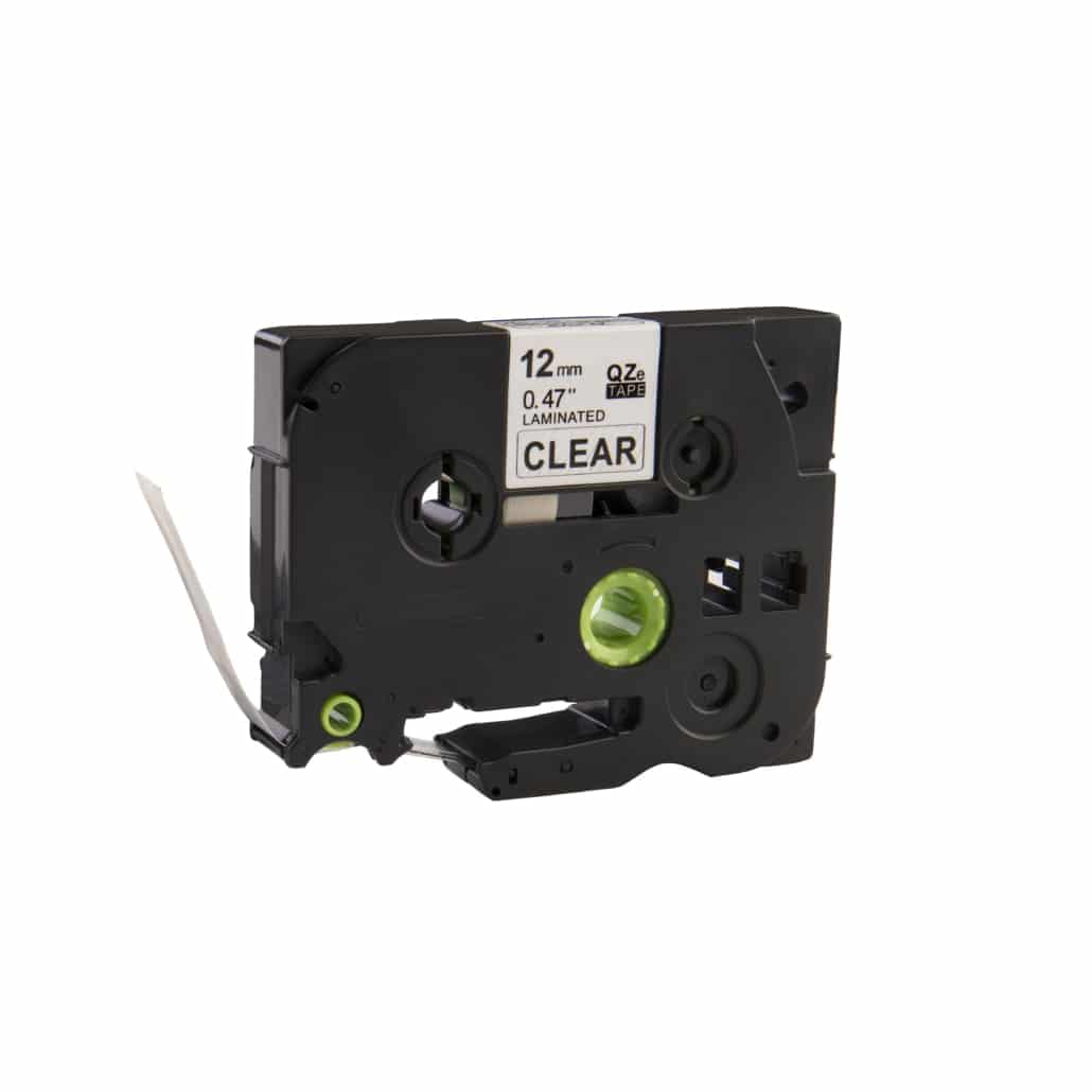 Brother Compatible TZe-S131 extra klevend tape zwart op transparant 12 mm x 8 m